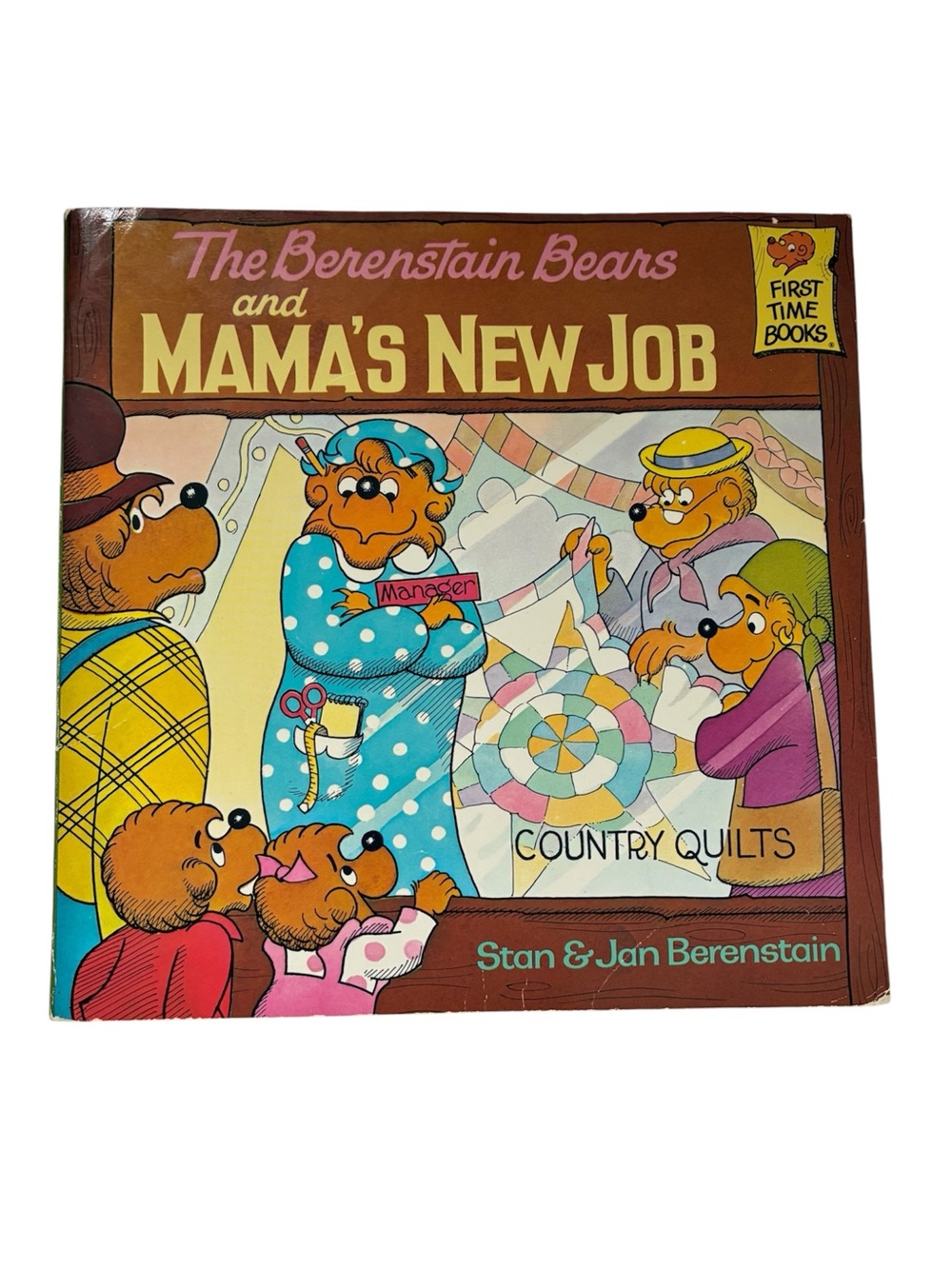 6/$20🎉 VINTAGE BERENSTAIN BEARS ‘MAMA’S NEW JOB’ BOOK